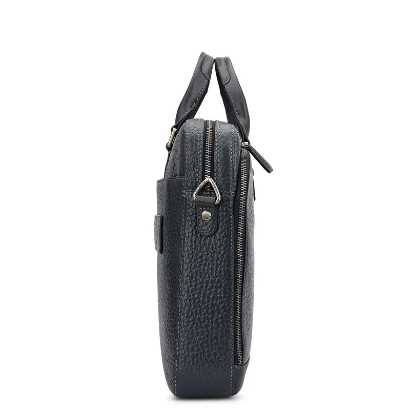Da Milano Navy Classic Laptop Bag (M)  | Best Price UAE