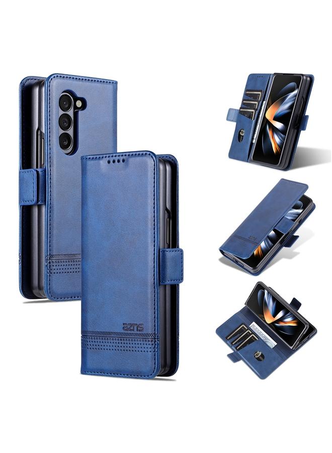 Case For Samsung Galaxy Z Fold5 5G Magnetic Calf Texture Flip Leather Phone Case
