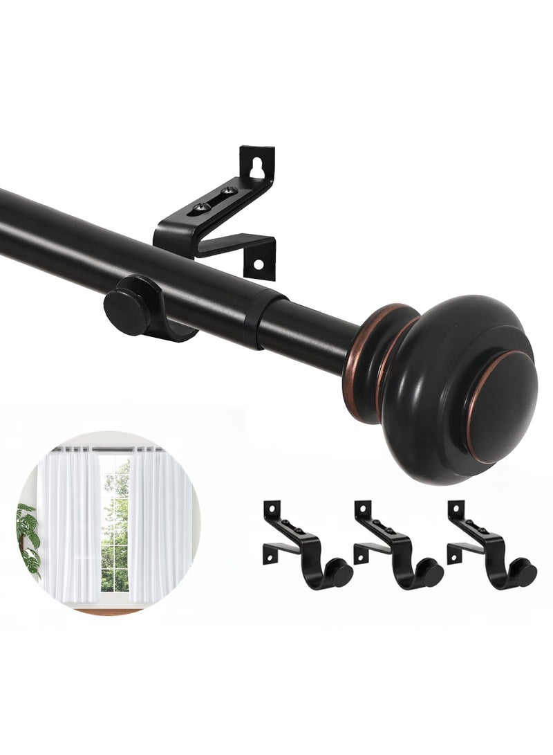 WALALLA Extendable Stainless Steel Metal Shower Curtain Rod, Tension Spring Shower Curtain Rod, Tension Telescopic Curtain Pole, Clothes Rail Adjustable from 80cm to 200cm - Image 1