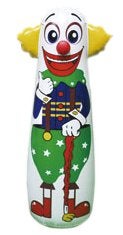 Jet Creations Inflatable Clown Punching Bag, 42" Tall - Image 4