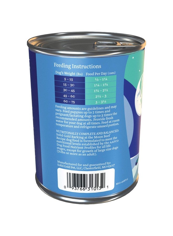 solid gold High Protein Wet Dog Food  Barking At The Moon Grain Free With Real Beef  6Ct/13.2Oz Can… - Image 2