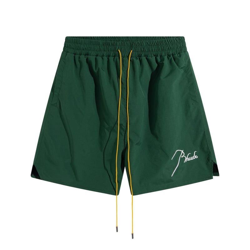 Rhude American Style High Street Trendy Brand Letter Print Shorts Summer Loose Quick-Drying Men'S And Women'S Sports Beach Casual Pants - Image 1