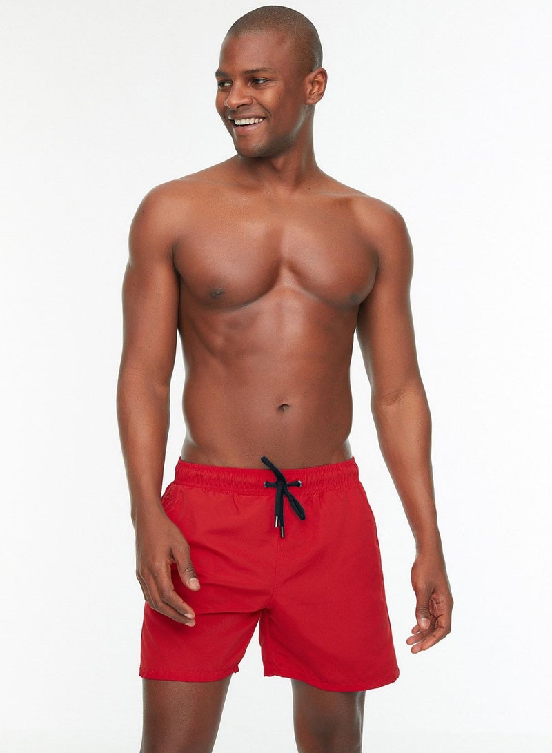 trendyol Red Basic Standard Size Swim Shorts Tmnss20Ds0023 - Image 3