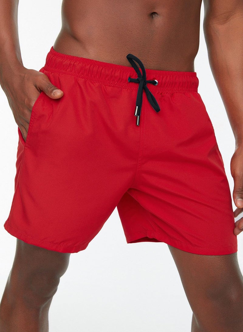 trendyol Red Basic Standard Size Swim Shorts Tmnss20Ds0023 - Image 2