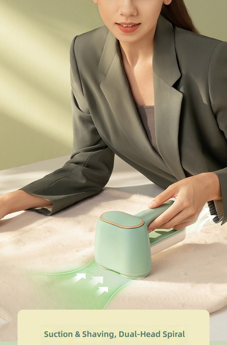 Professional Salon-Style Dual-Head Hair Ball Trimmer, Rechargeable Clothes Lint  Remover - Image 5