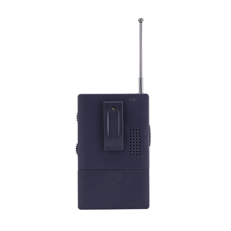 Universal Mini Radio Portable FM/AM World Receiver Built in Speaker Silver - Image 5