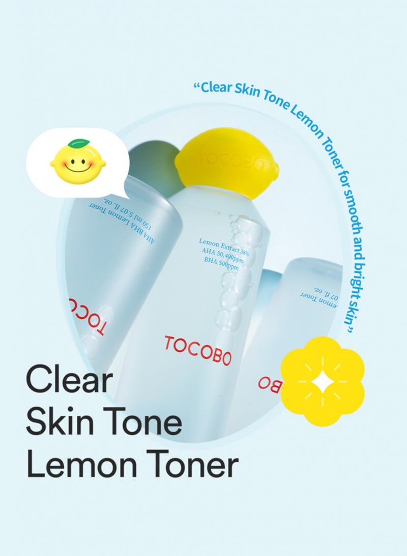 TOCOBO AHA BHA Lemon Toner for Smoother, Brighter & Clearer Skin - Image 5
