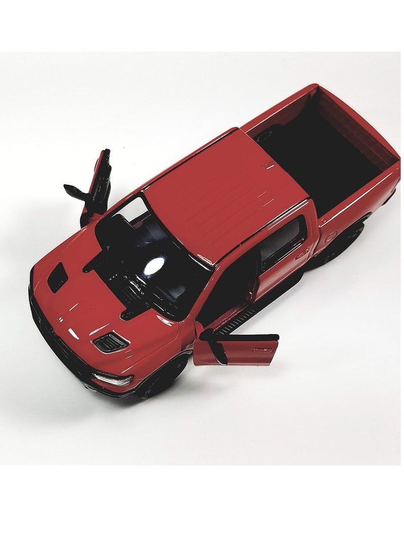Kinsmart Dodge Ram 1500 Pickup Diecast Truck 1/46 O Scale 2019 (Red)  - Image 2