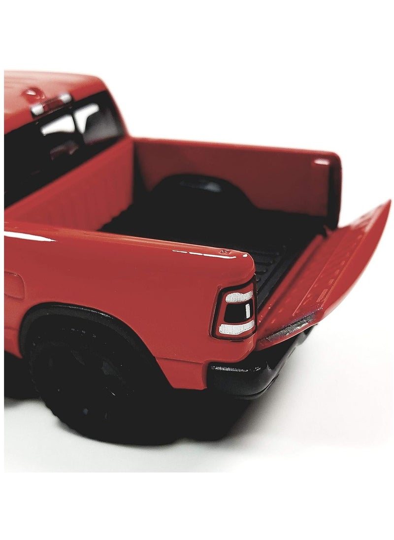 Kinsmart Dodge Ram 1500 Pickup Diecast Truck 1/46 O Scale 2019 (Red)  - Image 3