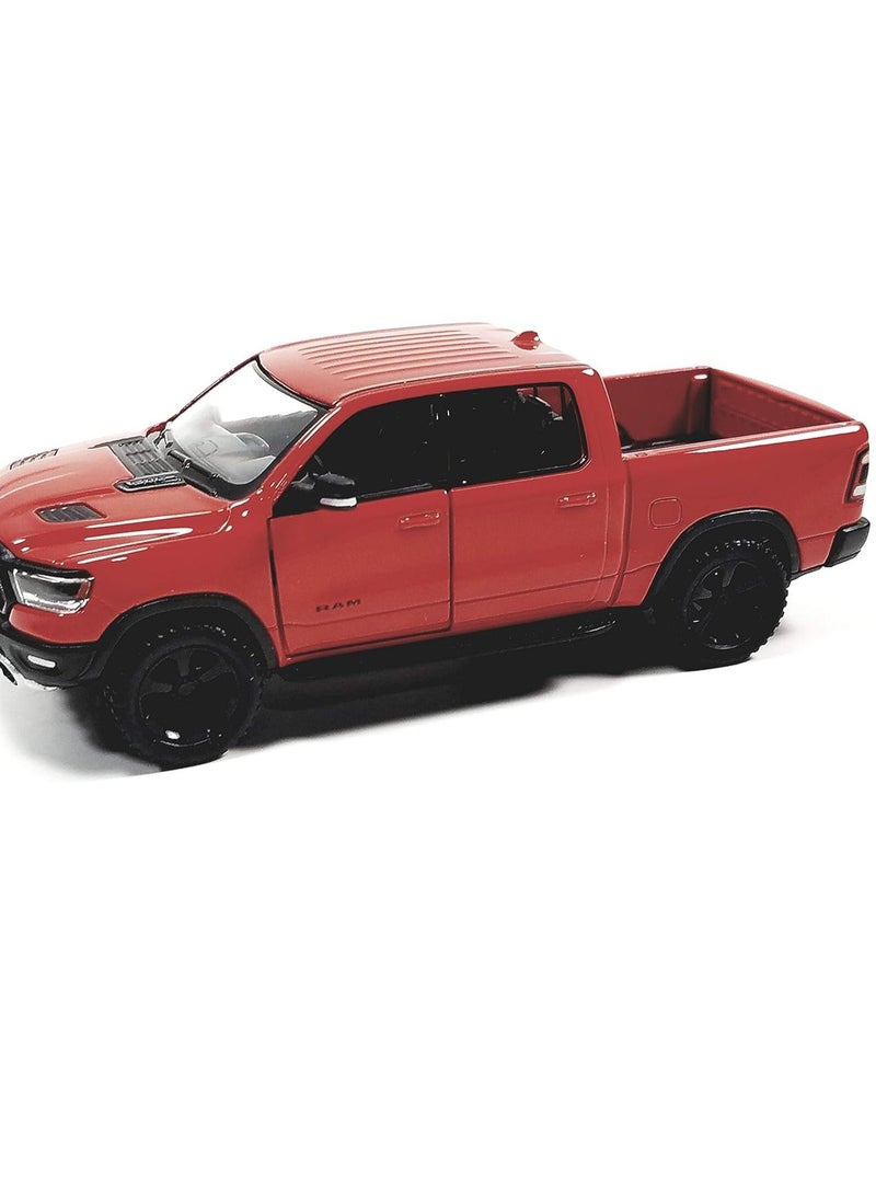 Kinsmart Dodge Ram 1500 Pickup Diecast Truck 1/46 O Scale 2019 (Red)  - Image 5
