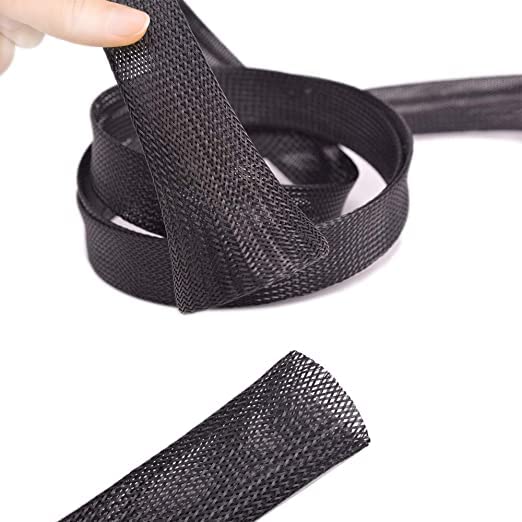 Flexvey Expandable Braided Sleeve PET 25 mm Black 50 Meter - Image 5