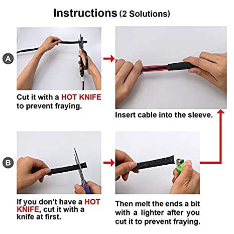 Flexvey Expandable Braided Sleeve PET 25 mm Black 50 Meter - Image 4