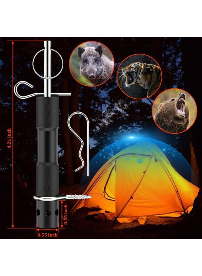 VOHEZPT 2 Pack Perimeter Trip Alarm - 209 Primer Camping Trip Wire Alarm Device, Perimeter Defense Device, Early Warning Security System for Camping and Property Safety (Black) - Image 4