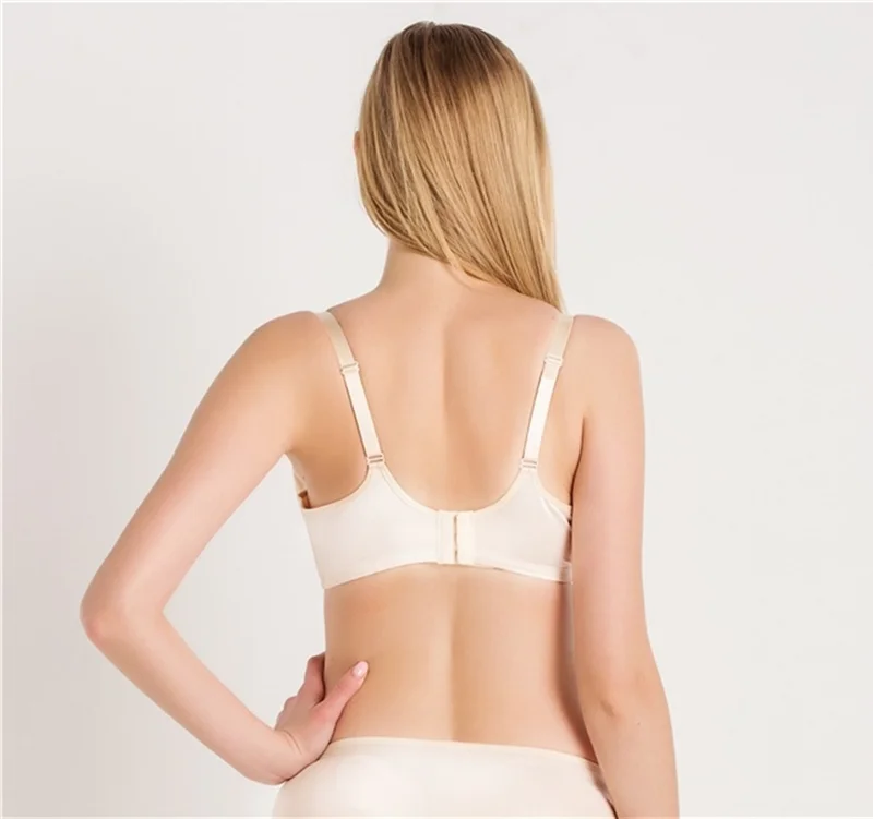 ماجيك فورم 1783 - Plain Fabric Plus Size Hollow Out Minimizer Bra