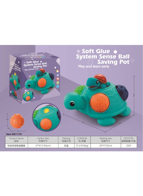 Baby Soft Silicone Teething Blocks1110 sense ball turtle piggy bank 1110 sense ball turtle piggy bank