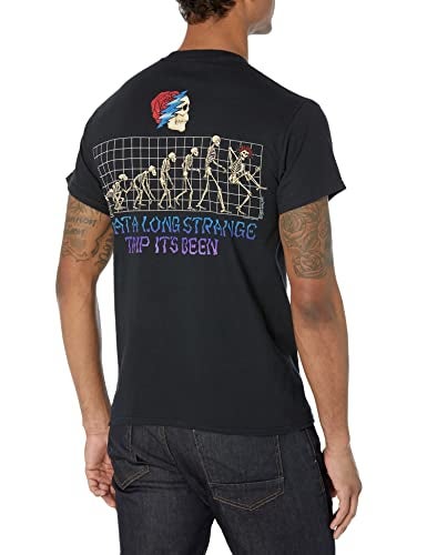 Liquid Blue Men's Grateful Dead Evolution Short Sleeve T-Shirt,Black,XX-Large - Image 2
