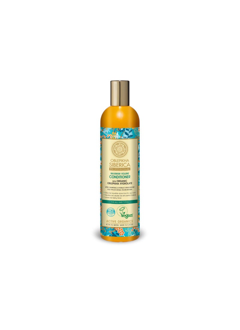 Natura Siberica - Natura Siberica Oblepikha Conditioner Maximum Volume for All Hair Types, 400 mL - Image 1