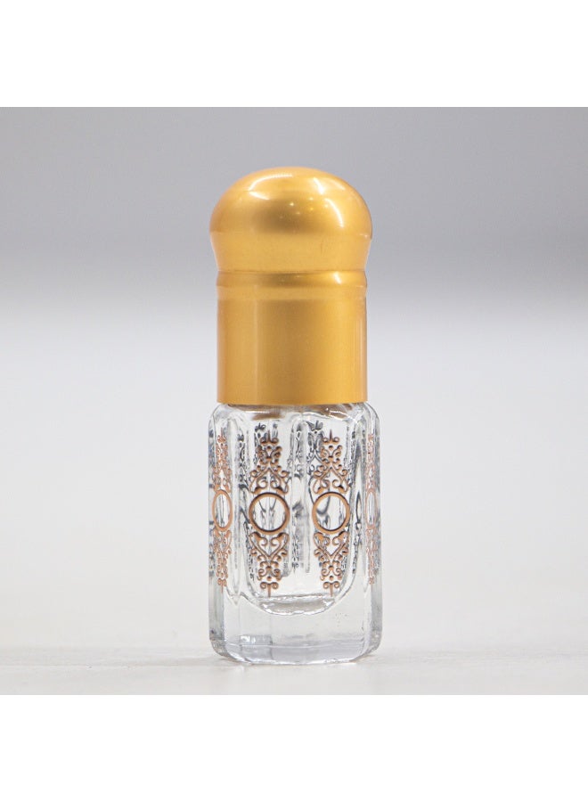 Quarter tola glass carton, copper round lid