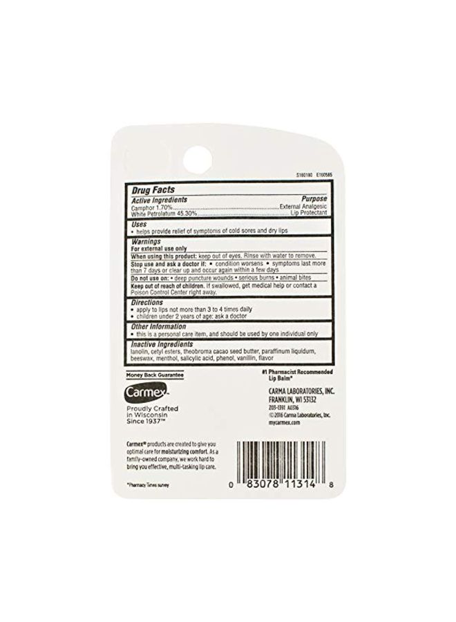 CARMEX Pack Of 12 Medicated Classic Lip Balm 120grams - Image 5