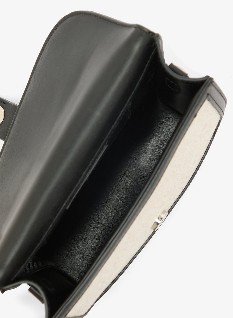 GLAMOROUS Contrast Raffia Crossbody - Image 5