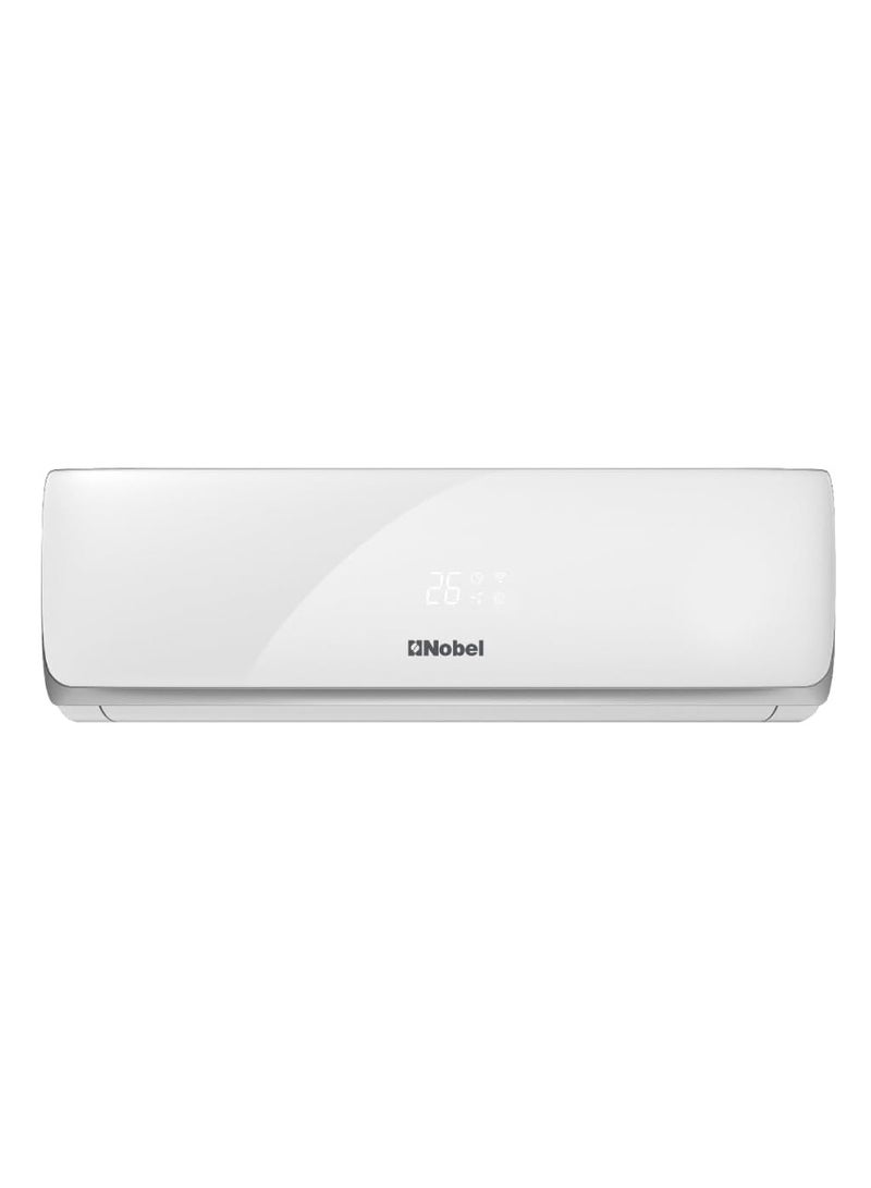 Nobel 18000 Btu/h Capacity Split Air Conditioner, Heat and Cool, Overload Protection System, Quick Humidity Extraction, Efficient Climate Control Solution NSAC18HCL1 White NSAC18HCL1 White - Image 1
