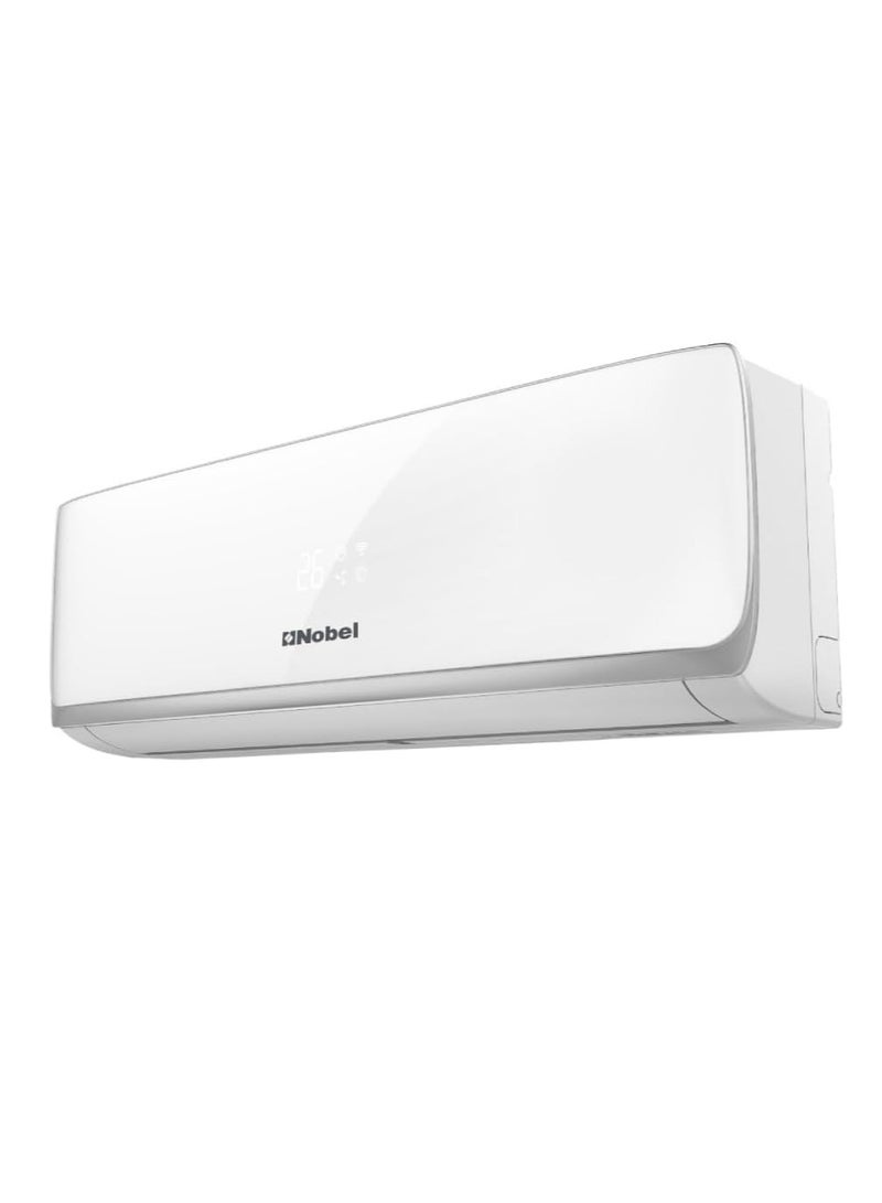 Nobel 18000 Btu/h Capacity Split Air Conditioner, Heat and Cool, Overload Protection System, Quick Humidity Extraction, Efficient Climate Control Solution NSAC18HCL1 White NSAC18HCL1 White - Image 2