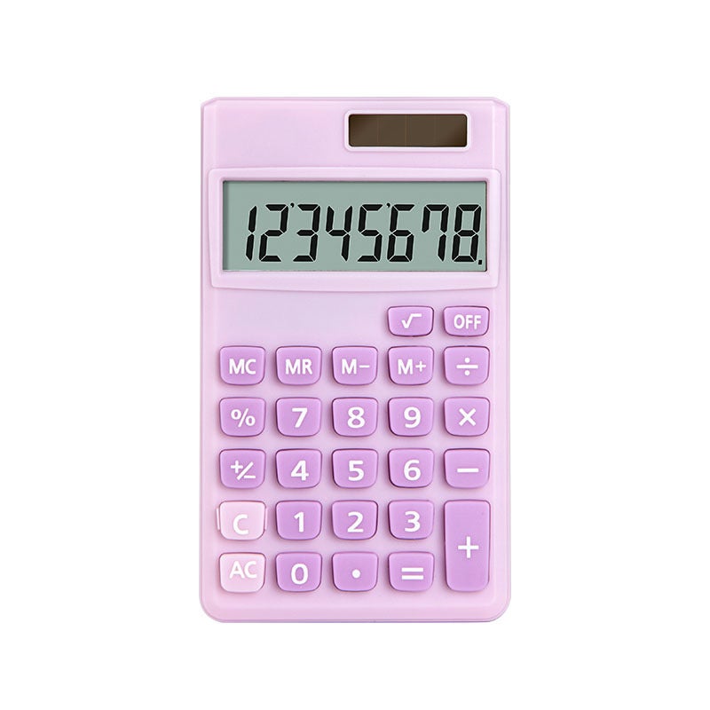 Qixin 12-Bit Classic Calculator Office Dedicated Dual-Power Non-Voice Computer C- 837C - Image 1