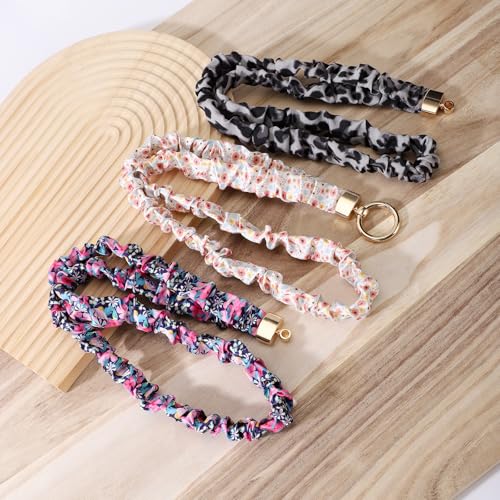 Junyuerly Stretchy Lanyard for ID Badges,Teacher Lanyard for Keys, Cute Neck Lanyard for Women (Wildflower) - Image 3