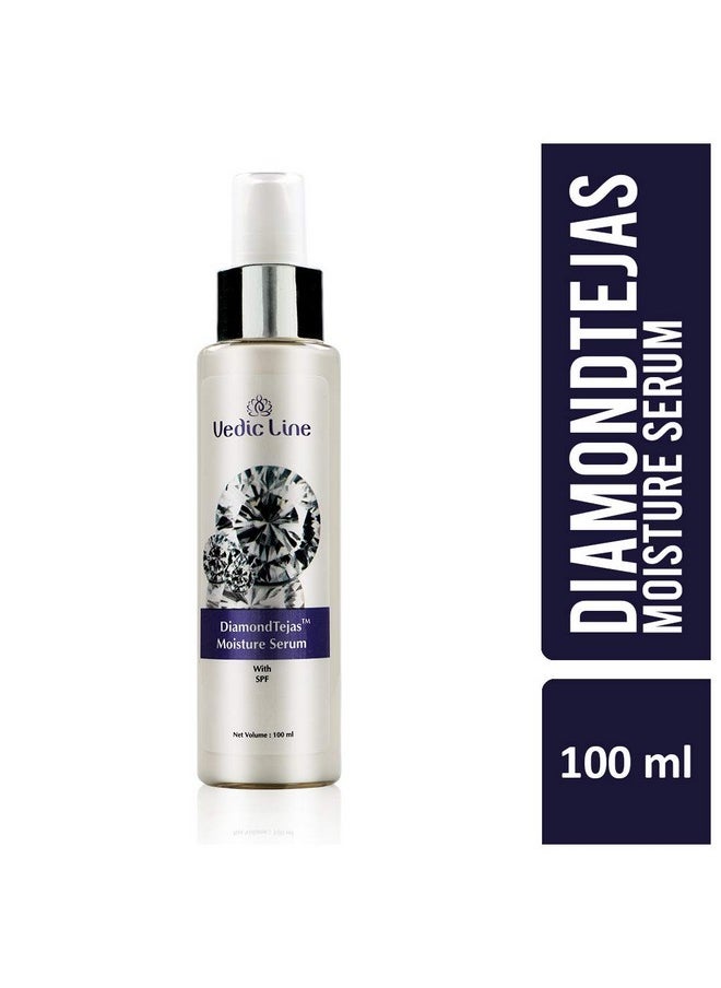 Vedic Line Vedicline Diamond Tejas Moisture Serum With Spf Improve Skin Elasticity & Skin Texture With Aloe Leaf Diamond Bhasma For Dimond Like Shine Skin, 100Ml  - Image 1