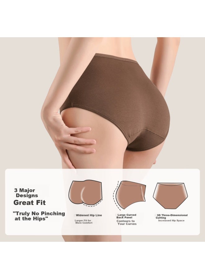Neixiaoban Women's 3-pack Pure Cotton Underwear 10a Antibacterial Breathable Colorblock American Style Plus Size L Girls' Triangle Panties - Image 2