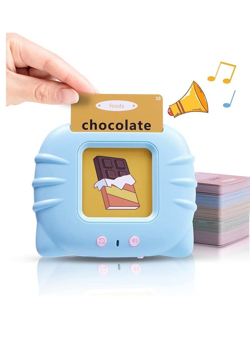 ELTRAZONE 112 Cards Talking Flash Cards for Toddlers 2-4 Years ,Educational Toys for 1 2 3 4 Year Old - Speech Therapy Toys Learning Animals Shape Color - Image 1