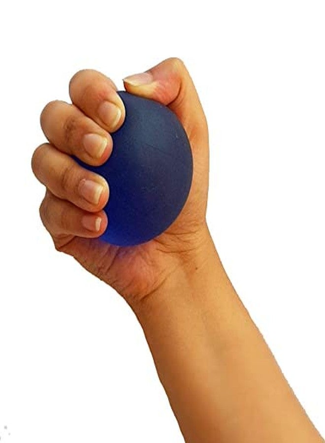 SHIVSAKTI كرة تمارين جل (مستوى النعومة: صلب) قطر كبير 2.5 بوصة - مصممة للعلاج الطبيعي، والعلاج الوظيفي، وأداة لتخفيف التوتر وتقوية عضلات اليد - Image 4