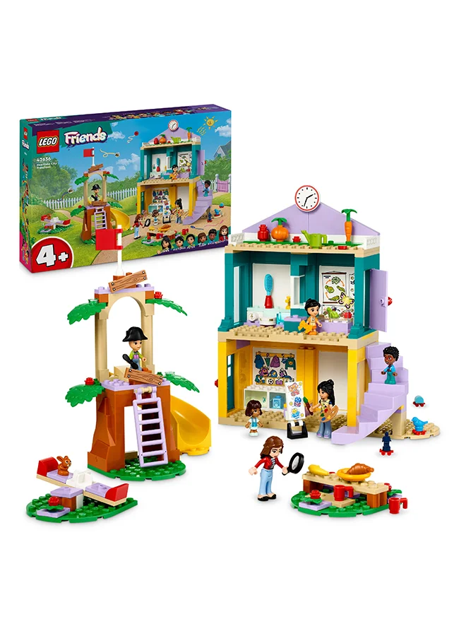 LEGO Friends Heartlake City Preschool Classroom Playset Toy For Kids, Creative Pretend-Play For Girls And Boys Aged 4 Years Old And Over, 2 Mini-Dolls And 4 Micro-Dolls 42636 (239 Pieces)
