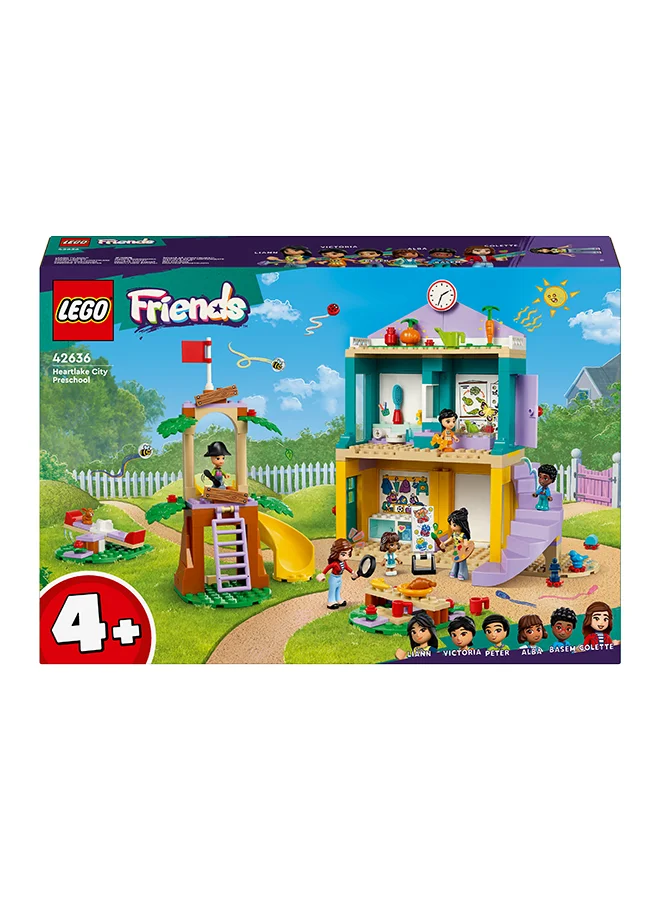 LEGO Friends Heartlake City Preschool Classroom Playset Toy For Kids, Creative Pretend-Play For Girls And Boys Aged 4 Years Old And Over, 2 Mini-Dolls And 4 Micro-Dolls 42636 (239 Pieces)
