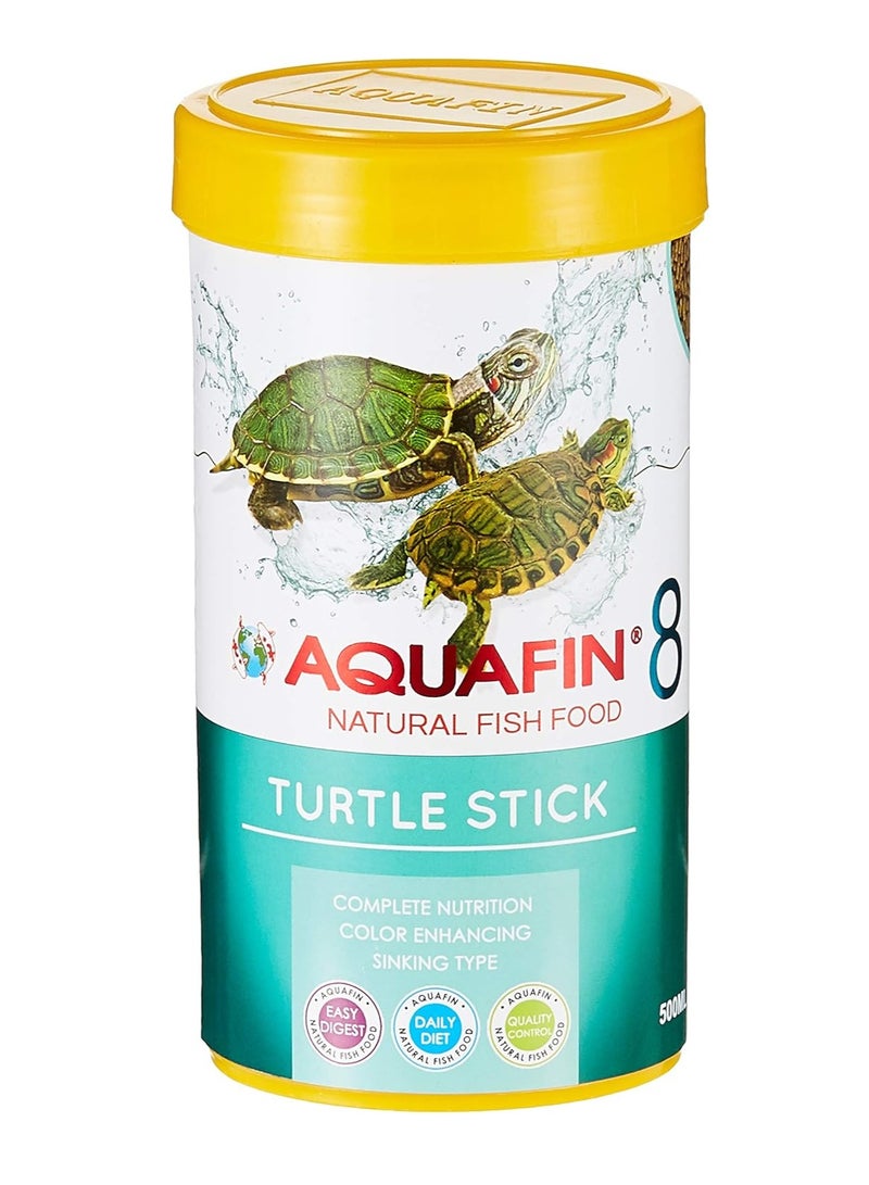 أكوافين طعام أكوافين ستيك للسلاحف – 250 مل، غني بالبروتين والكالسيوم - Image 1