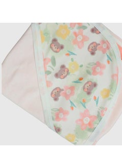 Berceau Bear Heads & Flowers Baby Blanket  - Image 2