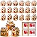Yunsailing 3 Sets Christmas Gingerbread House Kit Christmas Craft Kit Cardboard Gingerbread House Decor Make Holiday Crafts for Party DIY Supplies - Image 4