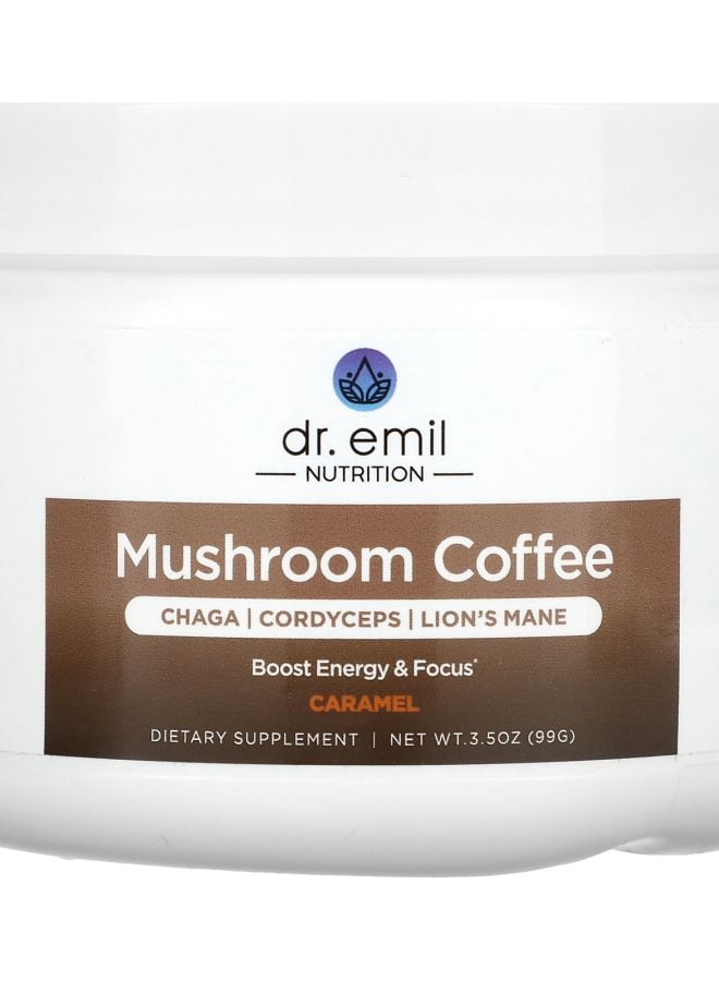 DR EMIL NUTRITION Mushroom Coffee Caramel 3.5 oz (99 g)