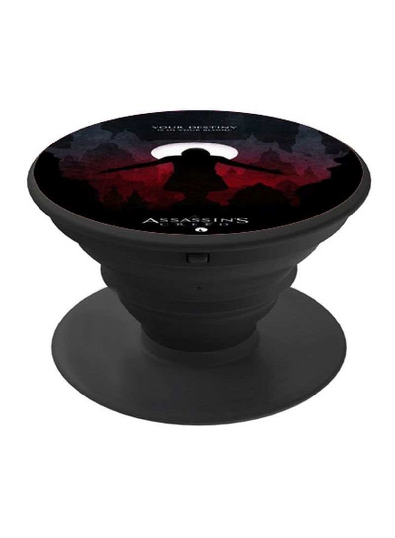 RKN Printed Pop Socket Black/Red/White - Image 1
