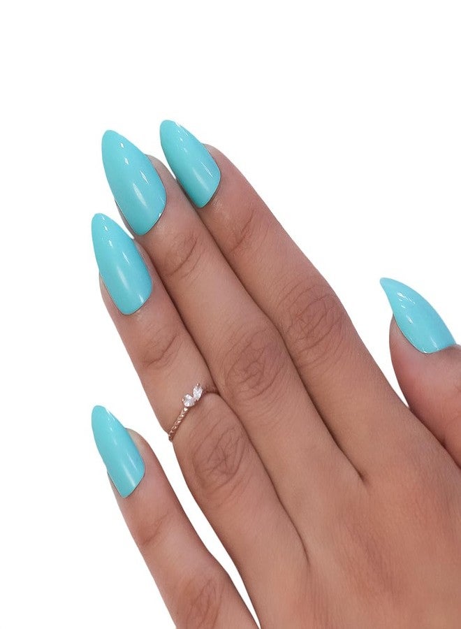 Beromt press on nails salon ready beautiful colored premium solid acrylic nails for women professional - BFN438PSN - Image 2