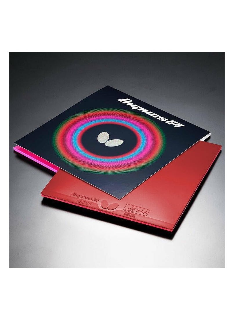 BUTTERFLY Butterfly Dignics 64 Table Tennis Rubber Inverted Professional Butterfly Table Tennis Rubber Red (2.1mm) 4906901200203  - Image 2