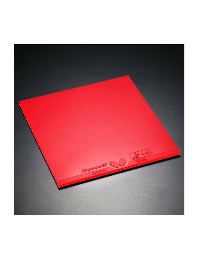 BUTTERFLY Butterfly Dignics 64 Table Tennis Rubber Inverted Professional Butterfly Table Tennis Rubber Red (2.1mm) 4906901200203  - Image 3