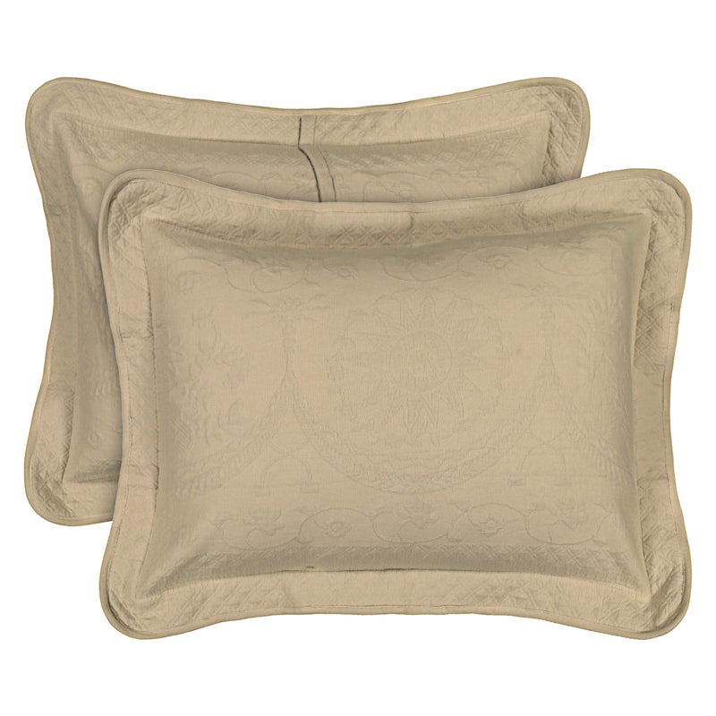 هيستوريك تشارلستون تاريخي تشارلستون كينج تشارلز الحديثة مزرعة الزهور الأزهار matelasse وسادة الزخرفية 100 ٪ القطن الفراش التنفس القياسي (20 "" × 26 ") بيرش - Image 2