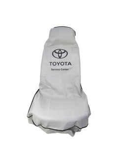 TOYOTA High Quality Car Seat Cover, Universal Car Seat Dust Dirt Protection Cover, Extra Protection For Your Seat 2 pcs Set grey  - Image 2