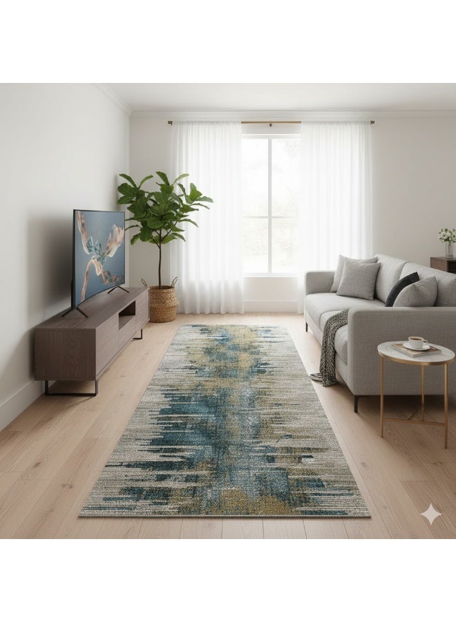 مشاية طرقات مودرن تصميم 3D - مقاس 280×90 سم - ظهر مانع للانزلاق - Image 3