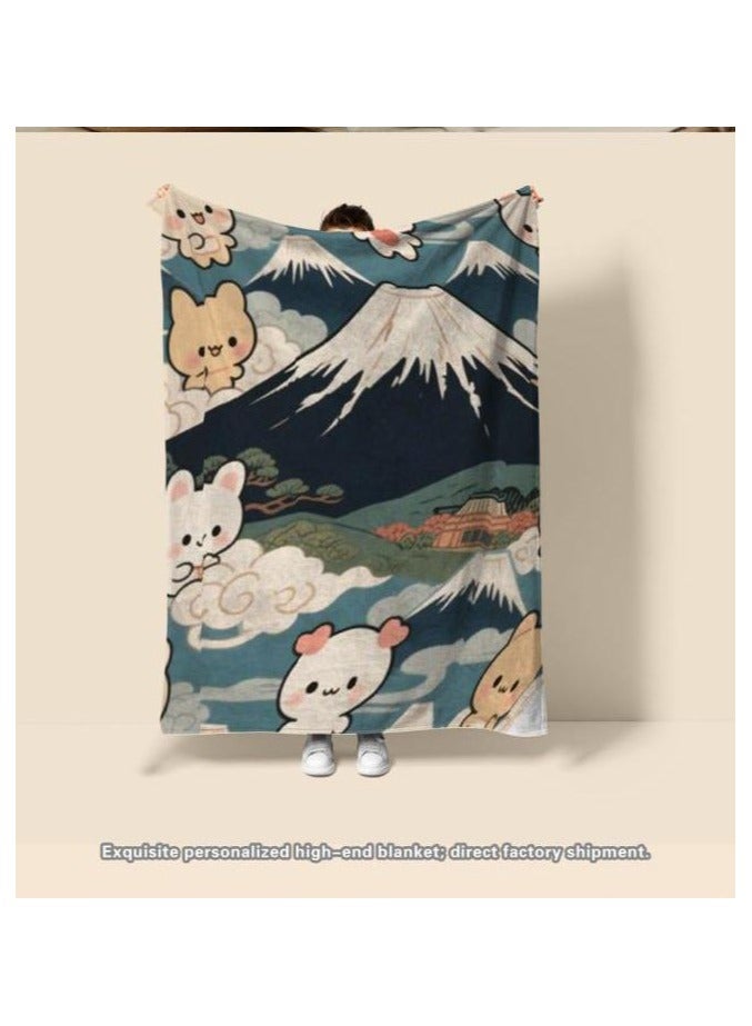 general Children's or student cartoon flannel thin blanket (warm and comfortable, suitable for sleep, games) 100cm*150cm - 440 - Image 5
