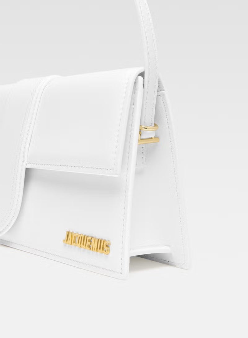 JACQUEMUS The Bambino Long Flap Bag, Women's Hand Bag, Women's Shoulder Bag, Women's Tote Bag, Women's Travel Bag, White-28cm - Image 5