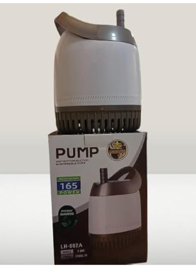 Submersible Water Pump 165W 2500L/H with 2.8m Max Lift | Waterproof Pump for Aquarium, Fish Tank, Fountain, Pond, Waterfall & Water Circulation - Image 2