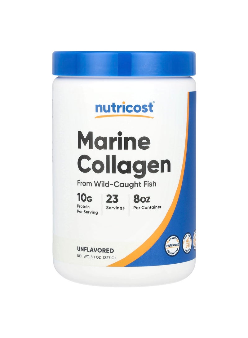 Marine Collagen From Wild-Caught Fish, Unflavored, 8.1 oz (227 g)