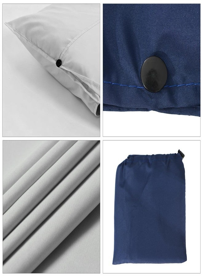 Wind Tour Sleeping Bag Liner Adult Sleep Sack Lightweight Portable Travel Sheets for Hotel Double Sleeping Bag Liners for Camping Backpacking Hotels (Dark blue-90 * 220cm) - Image 4